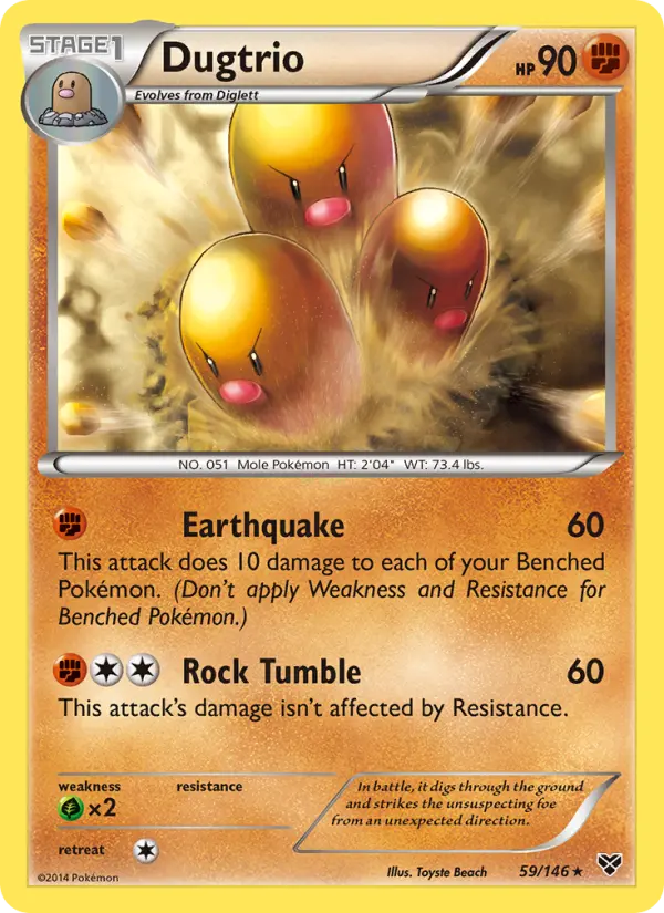 Card image of Dugtrio