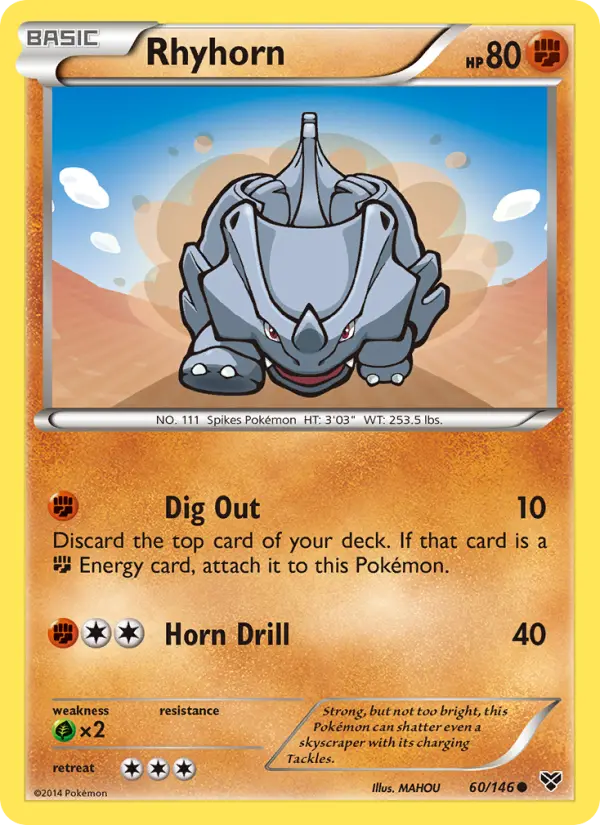 Card image of Rhyhorn