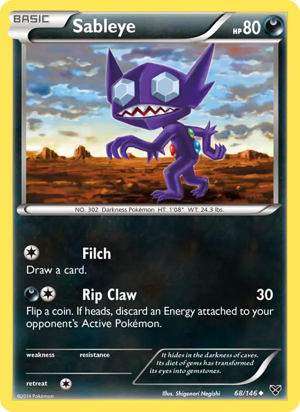 Card image of Sableye