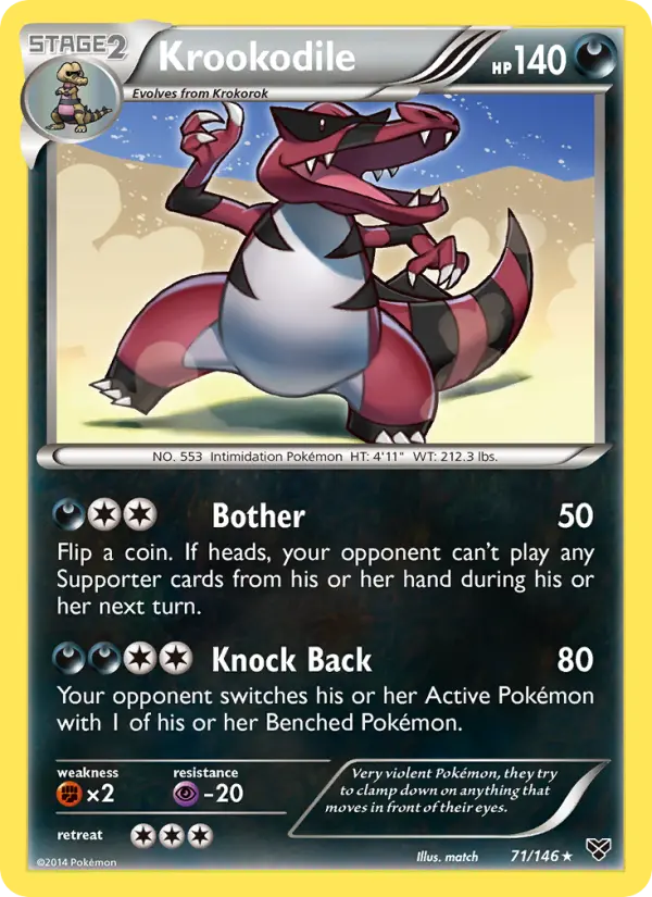 Card image of Krookodile