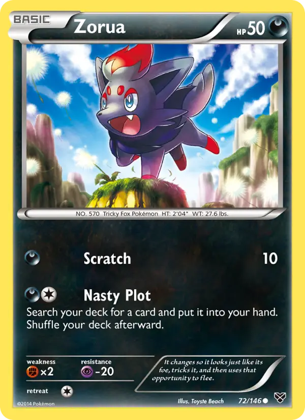Card image of Zorua