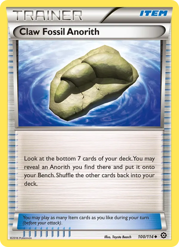 Card image of Claw Fossil Anorith