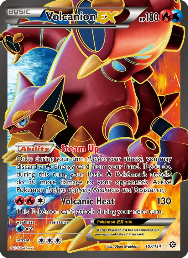 Card image of Volcanion EX