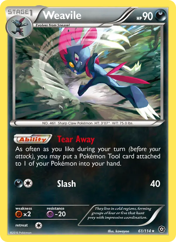 Card image of Weavile
