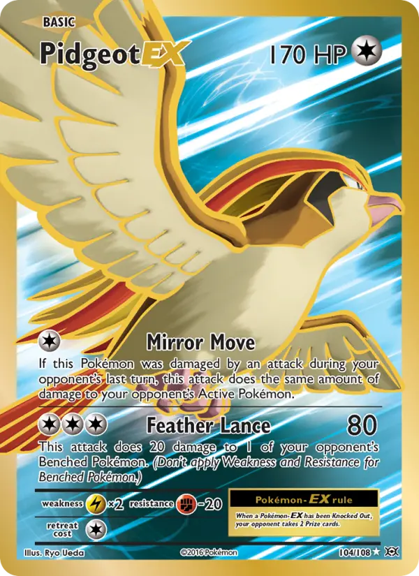 Card image of Pidgeot EX