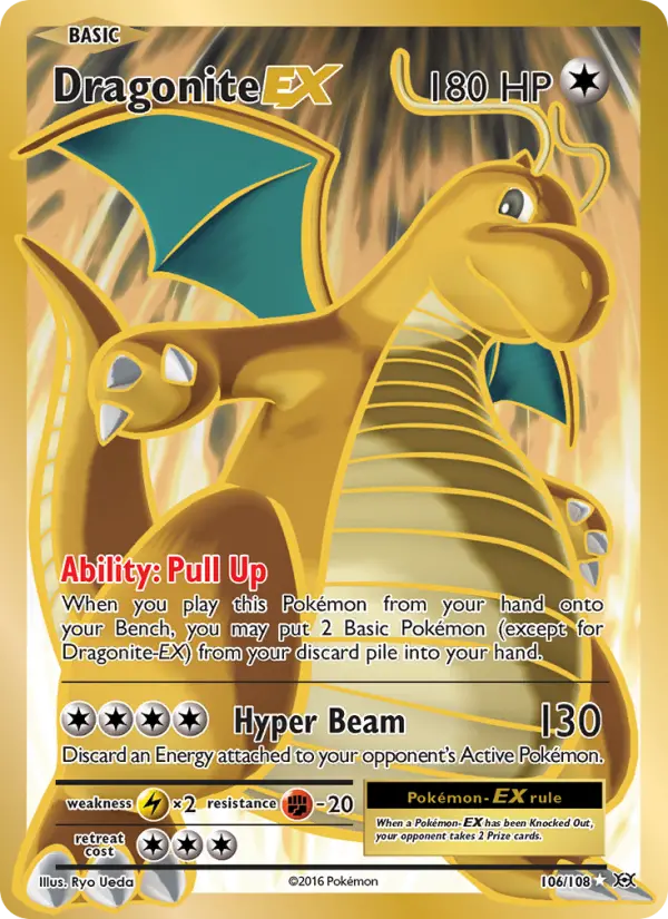 Card image of Dragonite EX