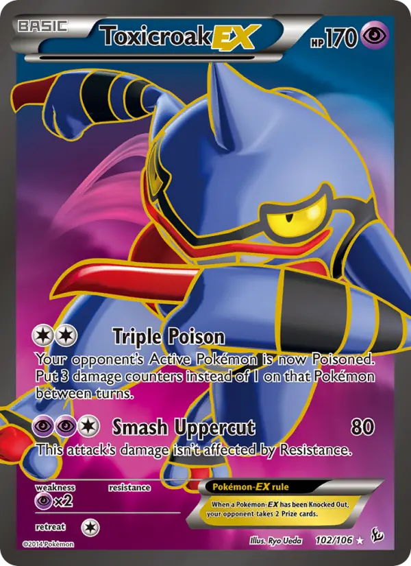 Card image of Toxicroak EX