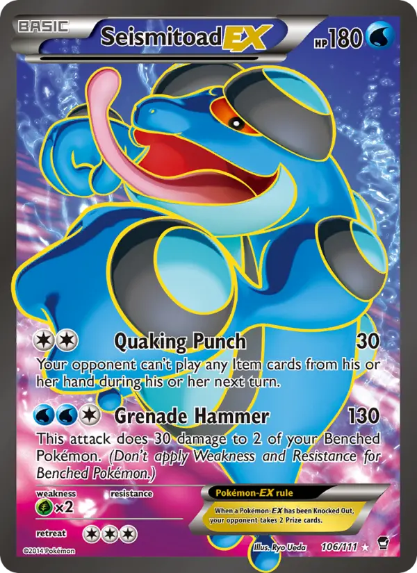 Card image of Seismitoad EX