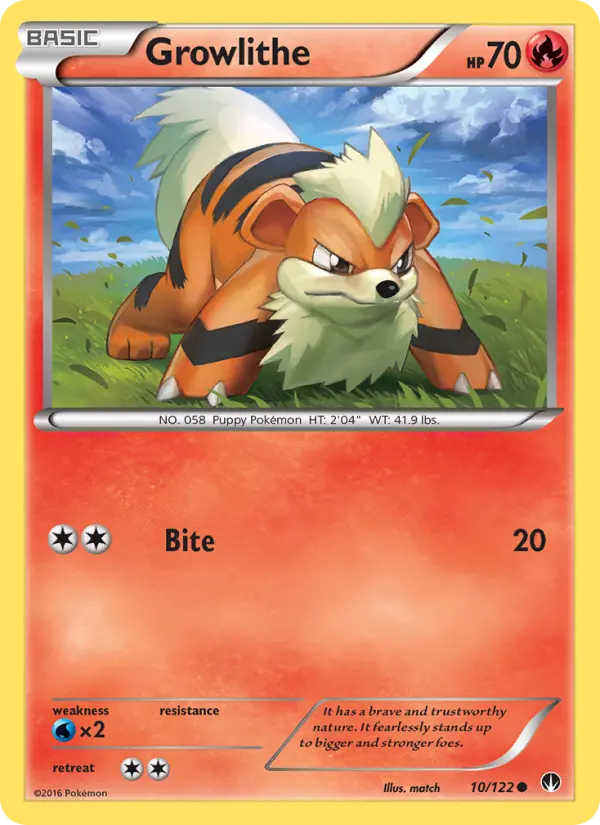 Card image of Growlithe